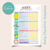 The Joyful Juggle Kids Daily Checklist (Blue)