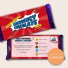 Super Teacher Emergency Chocolate Supply editable Canva wrapper
